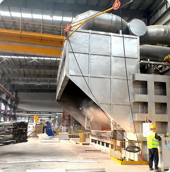 Stofafscheider in metallurgische installaties